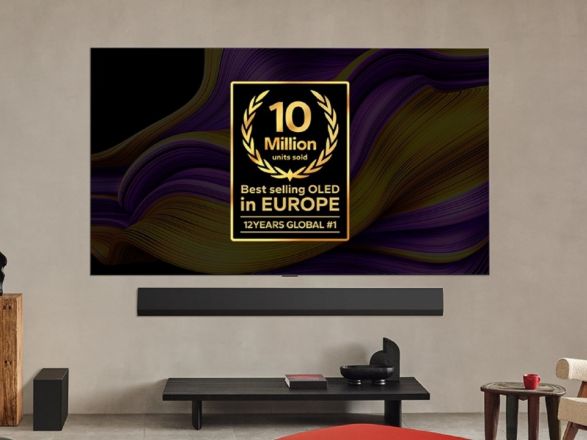 LG prvič presegel 10 milijonov prodanih OLED televizorjev v Evropi in utrdil 12-letno vodstvo na trgu